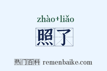 照了是什么意思的图片